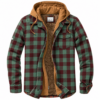Bertus | Patchwork jas met ruitpatroon
