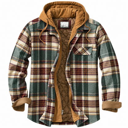 Bertus | Patchwork jas met ruitpatroon