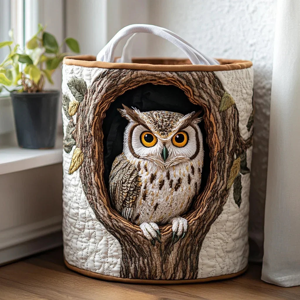 Hibou | Gevoerde Opbergmand