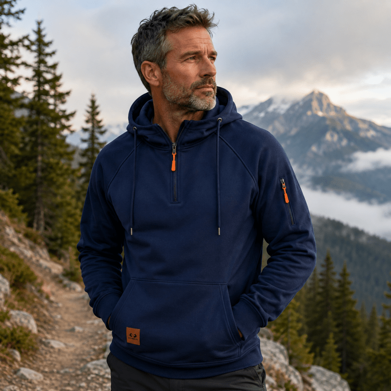 LAURENT | HOODIE MET RITSSLUITING
