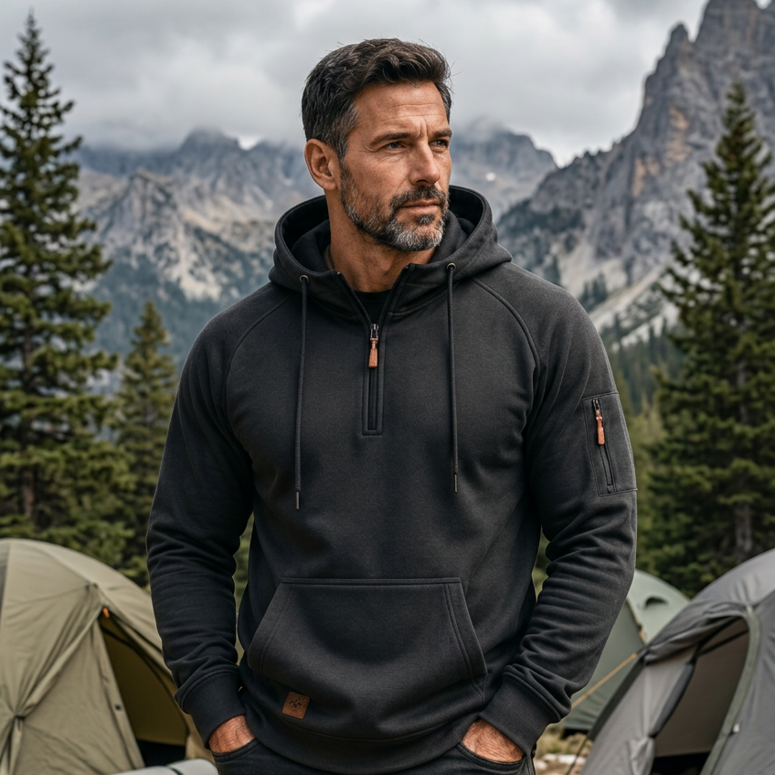 LAURENT | HOODIE MET RITSSLUITING