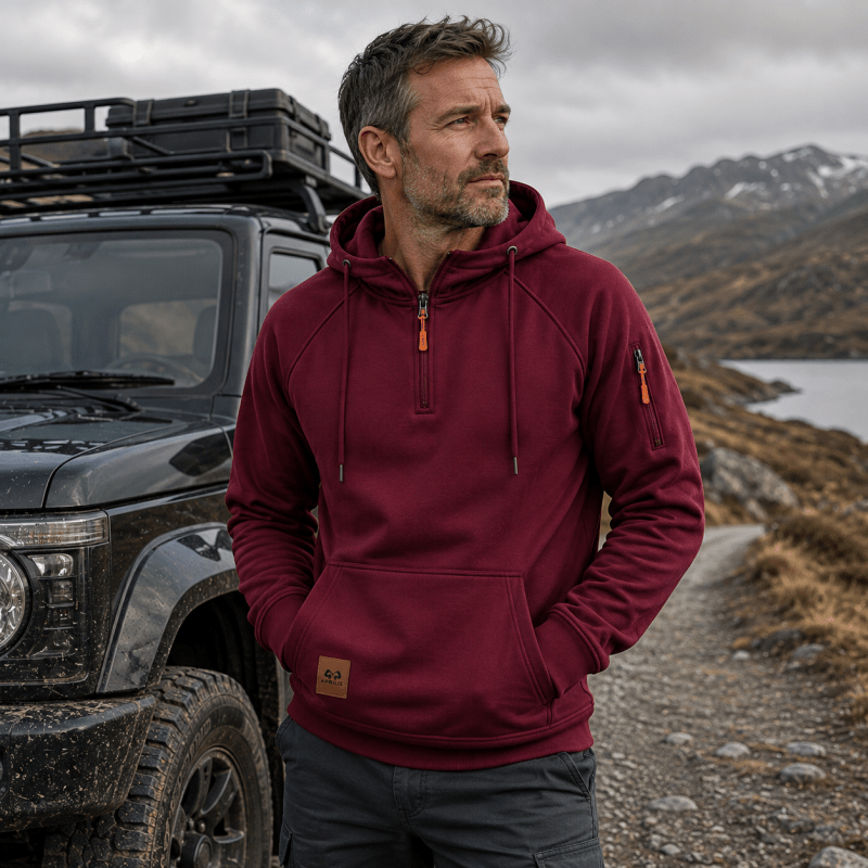 LAURENT | HOODIE MET RITSSLUITING