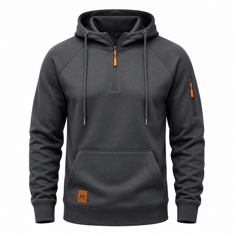 LAURENT | HOODIE MET RITSSLUITING
