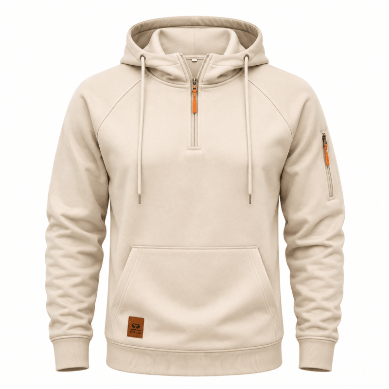 LAURENT | HOODIE MET RITSSLUITING